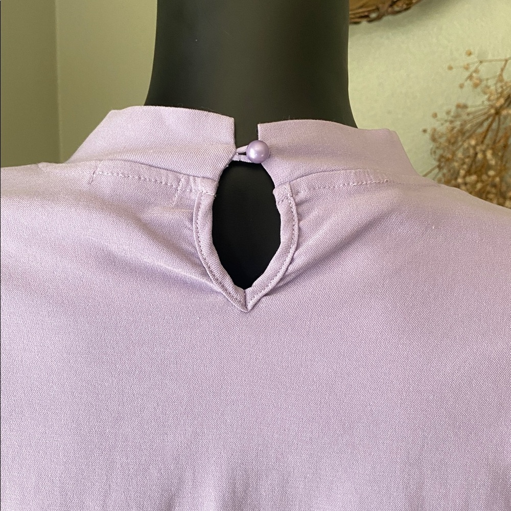WHY DRESS Lavender PrincessCore Ruffled Sleeve Women's Top - Picture 9 of 11